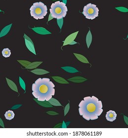 Abstrakte florale Hintergrundtextur. Nahtlose Blumenmuster.