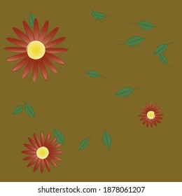 Textura de fondo floral abstracta. Patrón de flores sin foco.