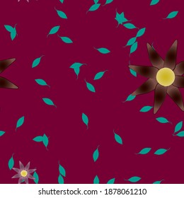 Textura de fondo floral abstracta. Patrón de flores sin foco.