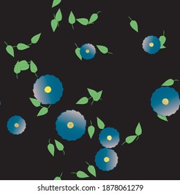 Floral abstract background texture. Seamless flowers pattern.