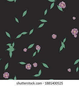 Floral abstract background texture. Seamless flowers pattern.