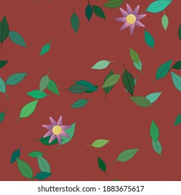 Textura de fondo floral abstracta. Patrón de flores sin foco.