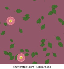 Floral abstract background texture. Seamless flowers pattern.