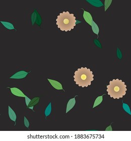 Textura de fondo floral abstracta. Patrón de flores sin foco.