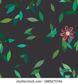 Textura de fondo floral abstracta. Patrón de flores sin foco.