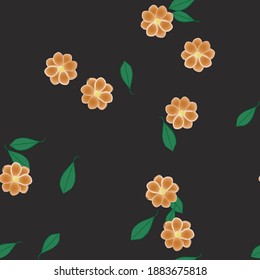 Floral abstract background texture. Seamless flowers pattern.