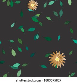 Textura de fondo floral abstracta. Patrón de flores sin foco.