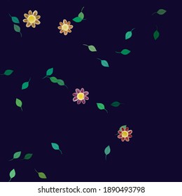 Floral abstract background texture. Seamless flowers pattern.