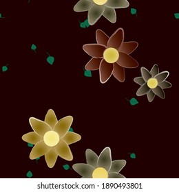 Floral abstract background texture. Seamless flowers pattern.