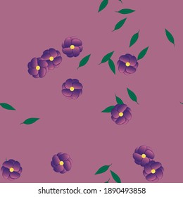 Floral abstract background texture. Seamless flowers pattern.