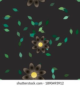 Textura de fondo floral abstracta. Patrón de flores sin foco.