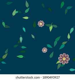 Floral abstract background texture. Seamless flowers pattern.