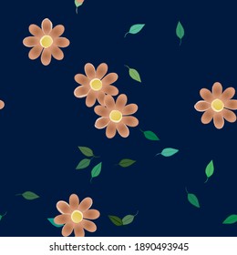 Textura de fondo floral abstracta. Patrón de flores sin foco.