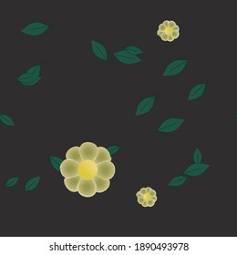 Floral abstract background texture. Seamless flowers pattern.
