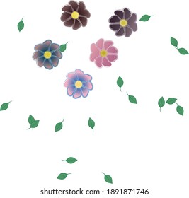 Textura de fondo floral abstracta. Patrón de flores sin foco.