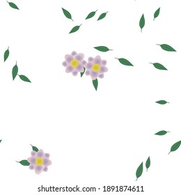 Floral abstract background texture. Seamless flowers pattern.