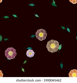 Abstrakte florale Hintergrundtextur. Nahtlose Blumenmuster.