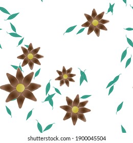 Textura de fondo floral abstracta. Patrón de flores sin foco.