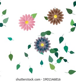 Abstrakte florale Hintergrundtextur. Nahtlose Blumenmuster.
