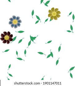 Textura de fondo floral abstracta. Patrón de flores sin foco.