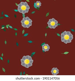 Textura de fondo floral abstracta. Patrón de flores sin foco.