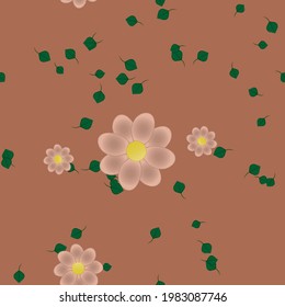 Textura de fondo floral abstracta. Patrón de flores sin foco.