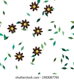 Textura de fondo floral abstracta. Patrón de flores sin foco.