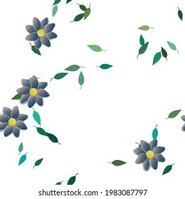 Floral abstract background texture. Seamless flowers pattern.