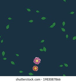 Floral abstract background texture. Seamless flowers pattern.