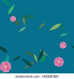 Floral abstract background texture. Seamless flowers pattern.