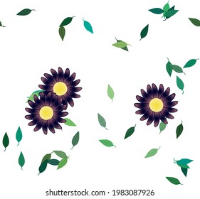 Floral abstract background texture. Seamless flowers pattern.