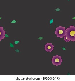Floral abstract background texture. Seamless flowers pattern.