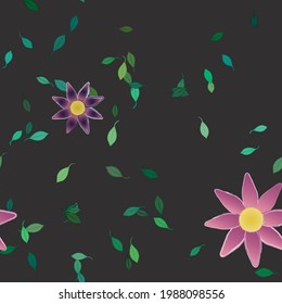 Textura de fondo floral abstracta. Patrón de flores sin foco.