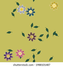 Textura de fondo floral abstracta. Patrón de flores sin foco.