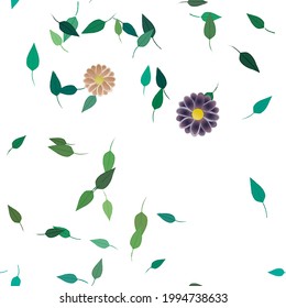 Floral abstract background texture. Seamless flowers pattern.