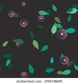 Floral abstract background texture. Seamless flowers pattern.