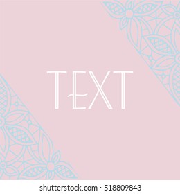 Floral abstract background, vector cover, flyer, poster, banner.