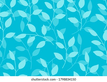 Floral abstract background, vector editable illustration