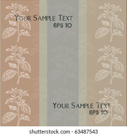 Floral abstract background - vector EPS10 illustration