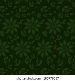 Floral abstract background. Vector illustration