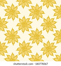 Floral abstract background. Vector illustration
