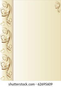 Floral abstract background - vector illustration