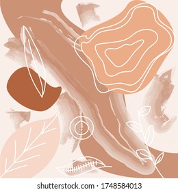 Floral Abstract Collection Pattern Vector Illustration