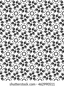 Floral abstract colorful vintage background. Seamless pattern