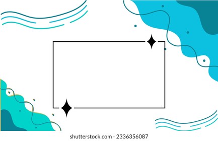 Floral abstract covers set, minimal covers design. Colorful geometric background, vector illustration