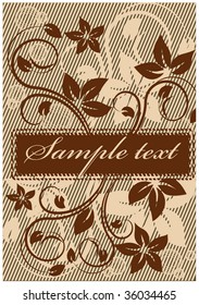  floral abstract design