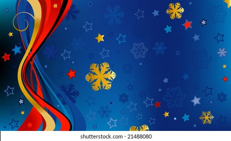 diseño abstracto floral para invierno