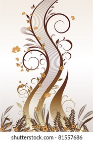 floral abstract illustration
