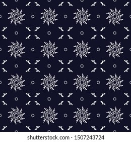 Floral abstract ornament pattern - seamless background