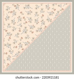 floral abstract pastel scarf hijab 020